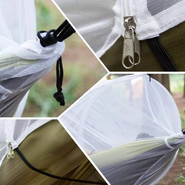 Naturehike NH18D003-C Hammock 1-2 Person Portable Mosquito Bug Net Tunnel Shape Outdoor Camping