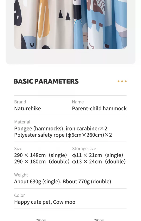 naturehike_leaf_print_parent_child_hammock_backpacks4u