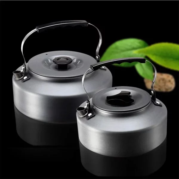 1100 ml camping kettle, coffee pot for outdoor activities hiking picnic camping coffee and tea pot