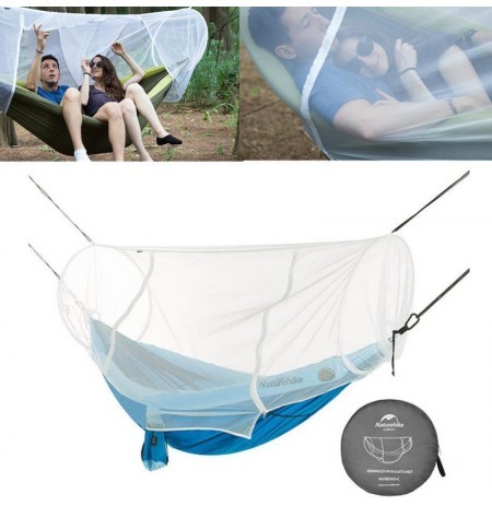Naturehike NH18D003-C Hammock 1-2 Person Portable Mosquito Bug Net Tunnel Shape Outdoor Camping
